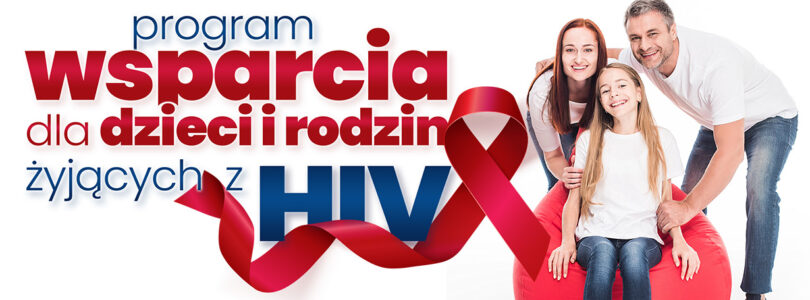 Baner tytułowy Program wsparcia dla dzieci i rodzin żyjących z HIV